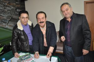 Lütfü Kortağ, Behçet Algan ve başkan Mehmet Geyik