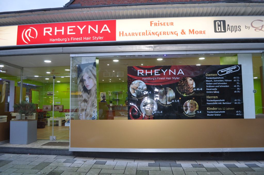 RHEYNA kuaför salonu açıldı
