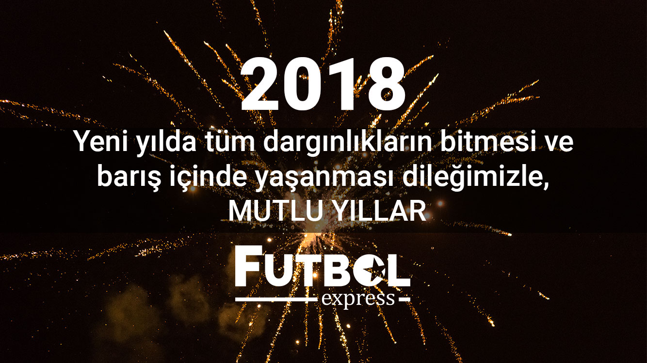 Futbolexpress Yeni yılınızı kutlar