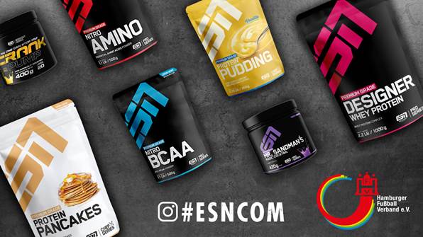 Der Hamburger Fußball-Verband begrüßt den neuen Partner ESN