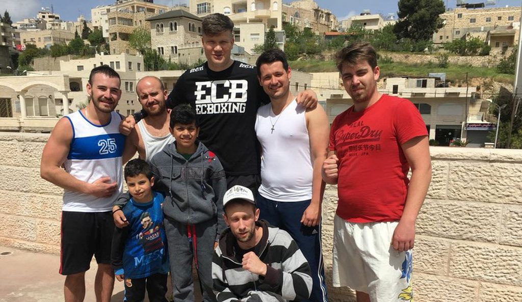 Türk kulübün boksöründen Filistinli çocuklara destek