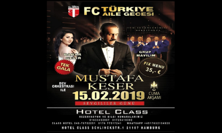 Mustafa Keser Hamburg’a geliyor