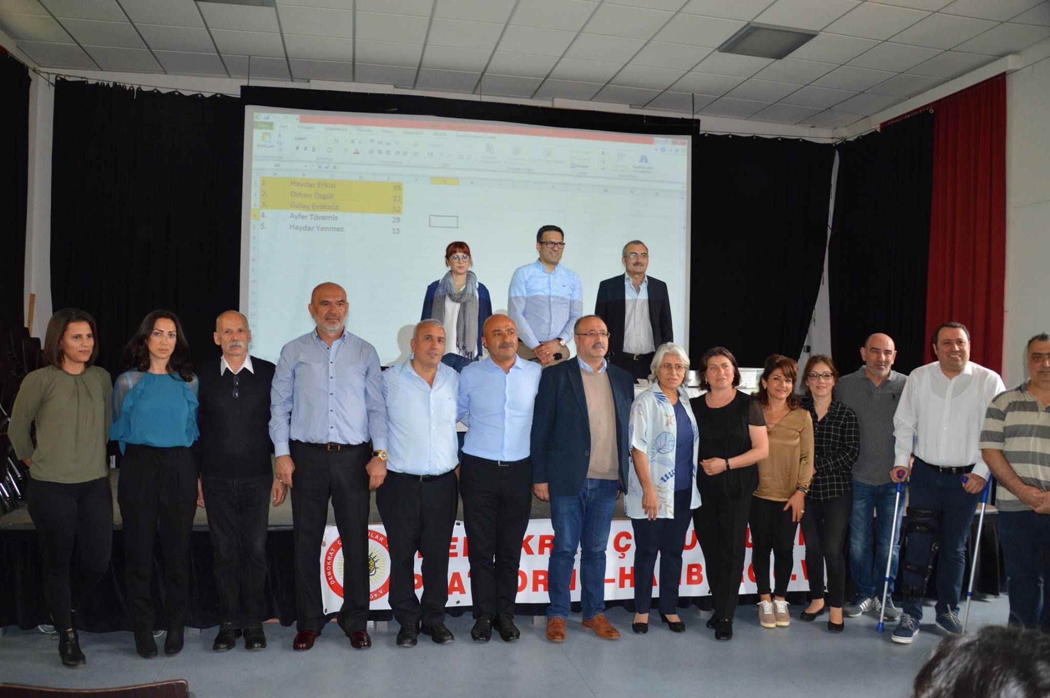 ÇORUMLU DEMOKRATLAR “BAŞKAN ERKİŞİ’YLE YOLA DEVAM” DEDİ.
