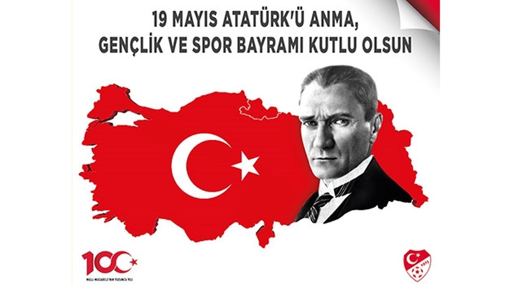 19 Mayıs Atatürk’ü Anma Gençlik ve Spor Bayramımız kutlu olsun.