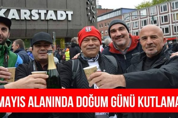 BİR MAYIS ALANI’NDA DOĞUM GÜNÜ KUTLAMASI