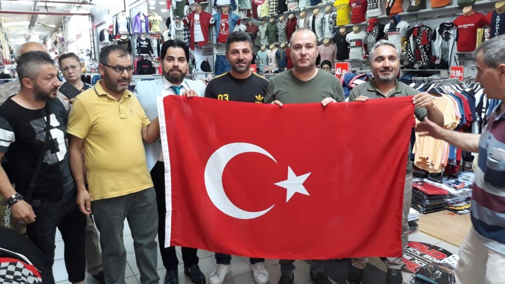 Samsun’da Esnaf 15 Temmuz için toplandı
