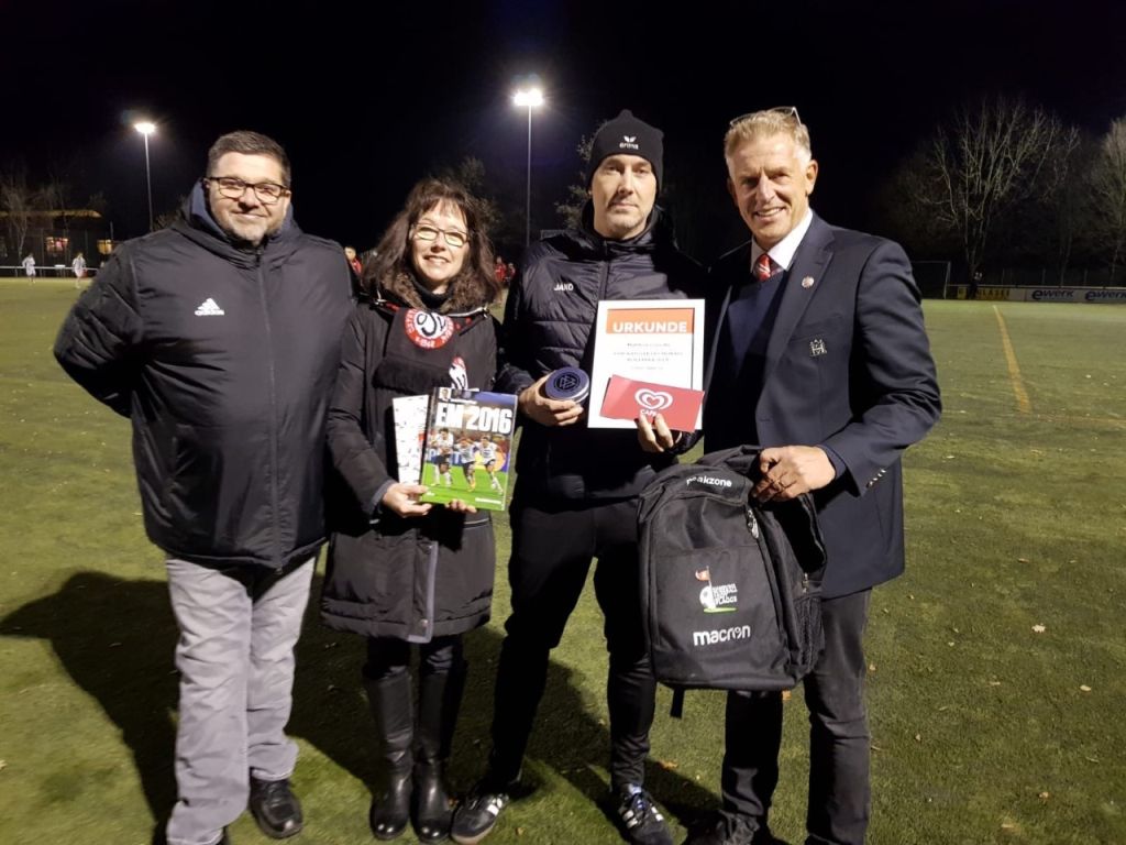 Matthias Coordts (Oststeinbeker SV) ist HFV-Ehrenamtler des Monats November 2019