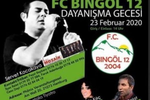 Bingöl’de dayanışma gecesi