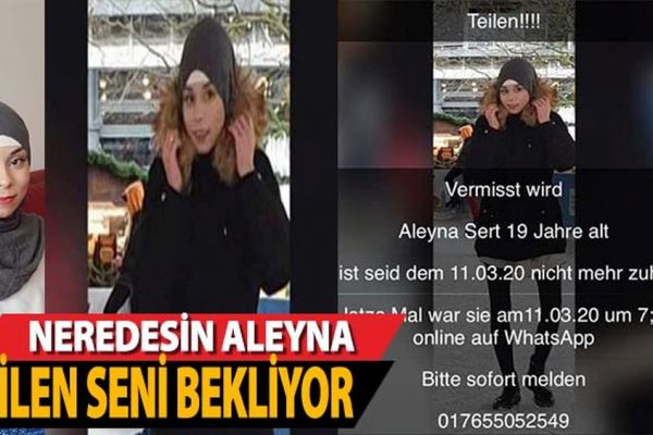 19 yaşındaki Aleyna KAYIP