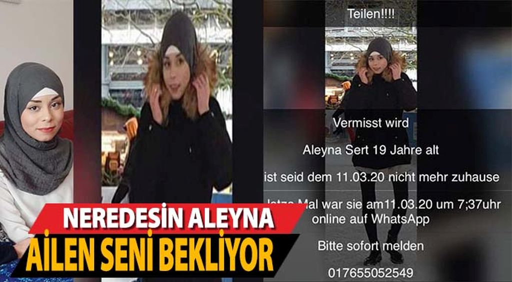 19 yaşındaki Aleyna KAYIP