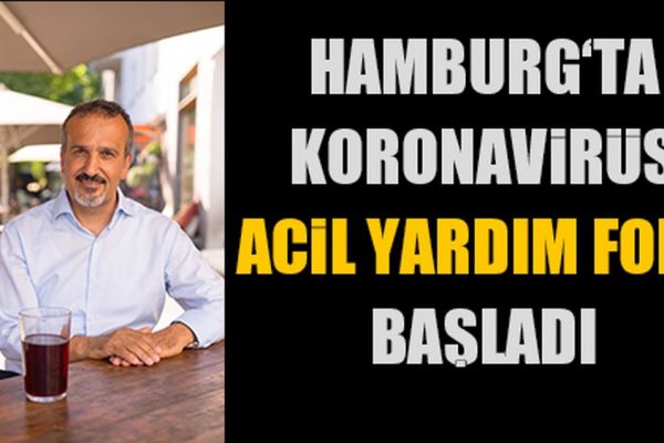 Hamburg’da “Korona Acil Yardım Fonu” bugün başladı