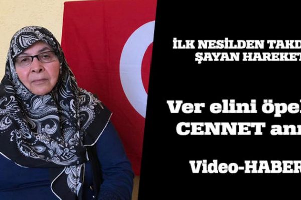 Ver elini öpelim CENNET anne!