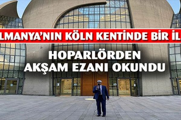 Almanya”da hoparlörden ezan okundu