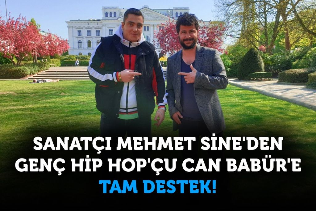 SANATÇI  MEHMET SİNE’DEN GENÇ HIP HOP’ÇUYA DESTEK!