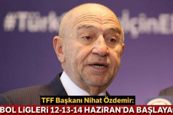 TFF Başkanı Nihat Özdemir: