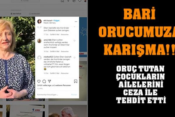 Oruç tutan çocukların ailesini ceza ile tehdit ettiler