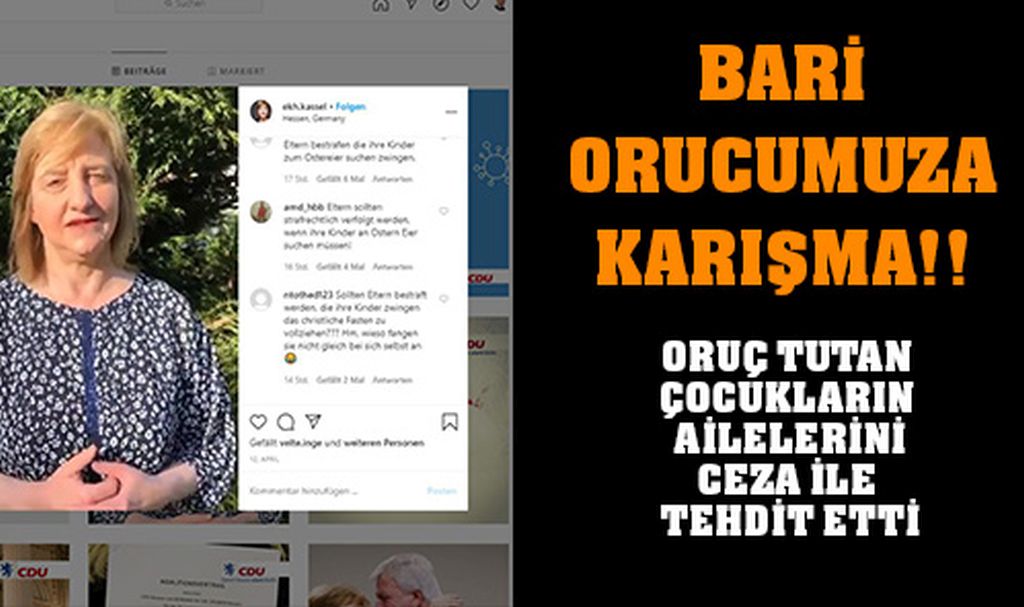 Oruç tutan çocukların ailesini ceza ile tehdit ettiler