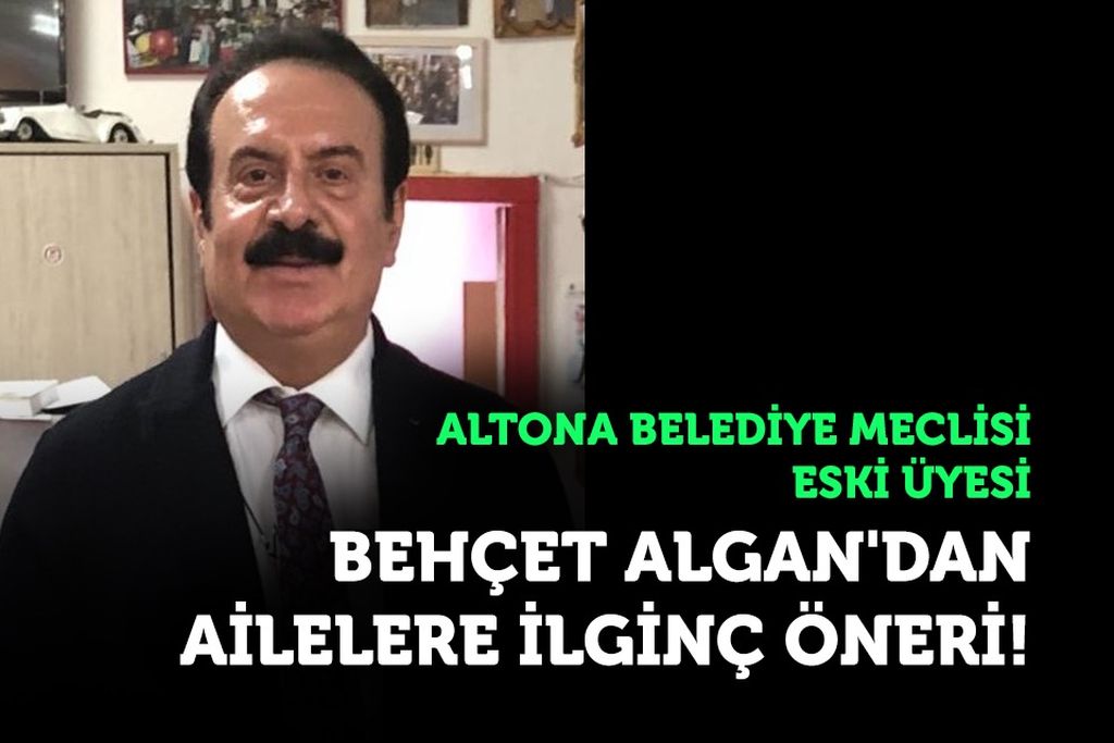 Korona krizi günlerinde Algan’dan öneriler!