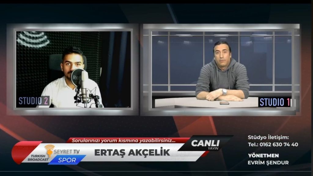 Eski Milli Futbolcu Erhan Albayrak Seyret TV’de Ertaş Akçelik’e konuk oldu!