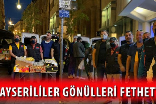 Kayserililer gönülleri fethetti