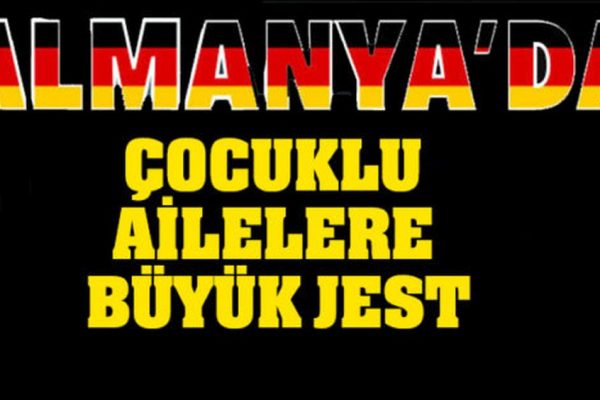 Çocuklu ailelere büyük jest