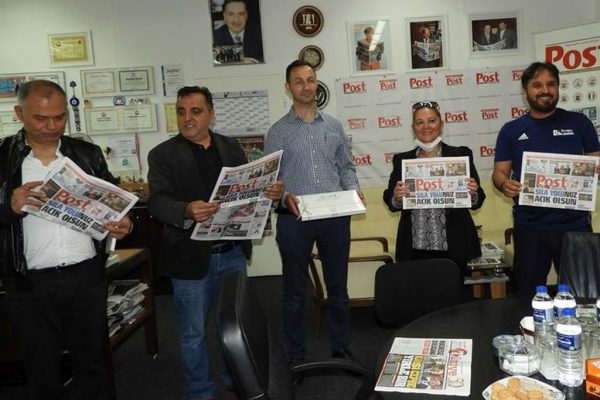 Hamburg Türk Basın Birliği’nden Post Gazetesi”ne Ziyaret