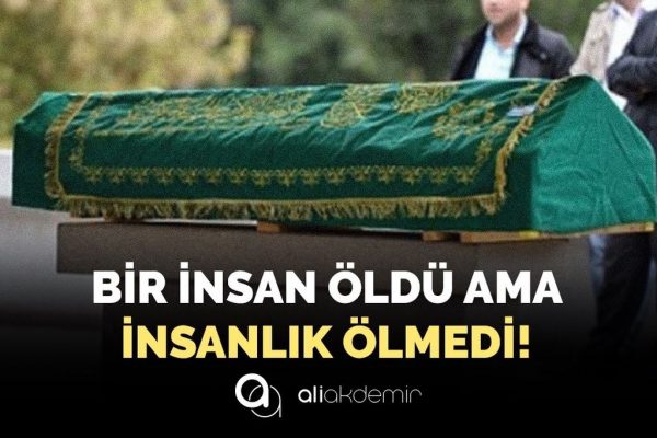 ORTADA KALAN CENAZEYE  YARDIMSEVER VATANDAŞLAR SAHİP ÇIKTI!