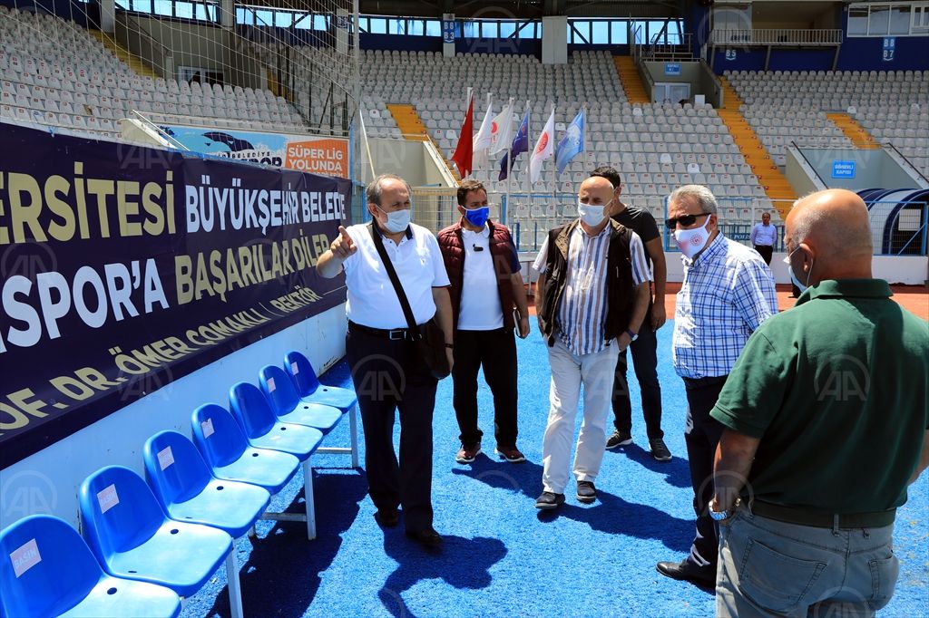 TSYD, Süper Lig’e yükselen Büyükşehir Belediye Erzurumspor’un stadını inceledi