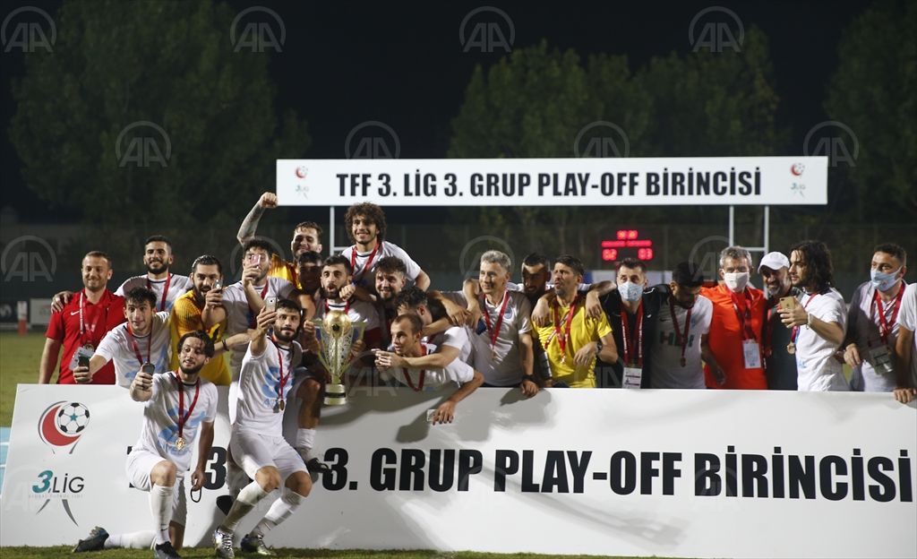 Pazarspor, TFF 2. Lig’e yükseldi.