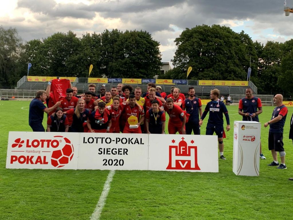 Fünf Volltreffer: Eintracht Norderstedt sichert sich den Hamburger Pokalsieg