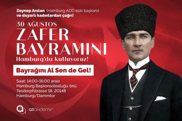 HAMBURG’LU TÜRKLER 30  AĞUSTOS ZAFER BAYRAMI KUTLAMASINA HAZIRLANIYOR!