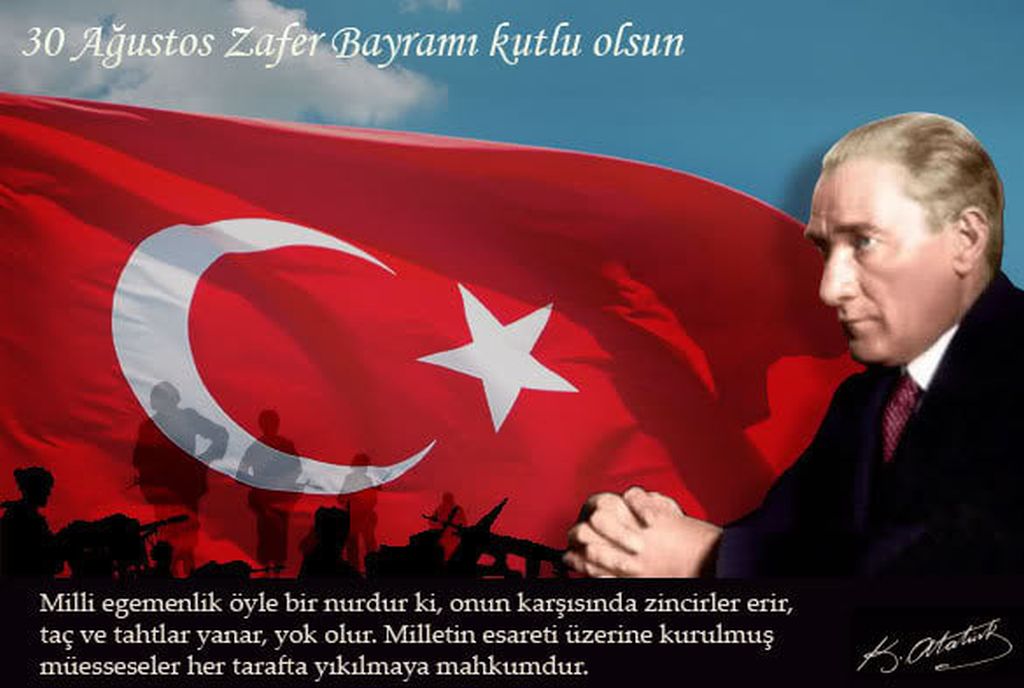 30 Ağustos Zafer Bayramı Kutlu Olsun