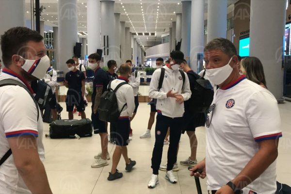 Galatasaray’ın UEFA Avrupa Ligi 3. eleme turundaki rakibi Hajduk Split İstanbul’a geldi