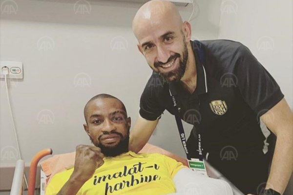 Sivasspor’dan MKE Ankaragücü futbolcusu Bolingi için “geçmiş olsun” mesajı