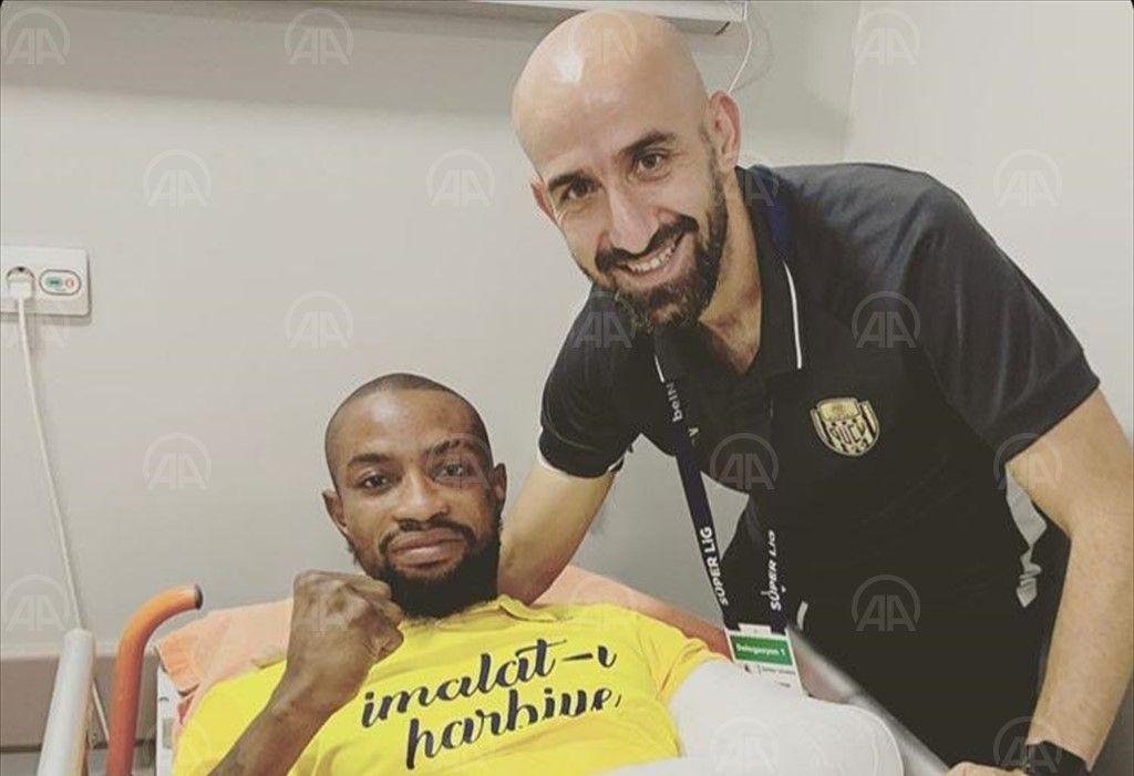 Sivasspor’dan MKE Ankaragücü futbolcusu Bolingi için “geçmiş olsun” mesajı