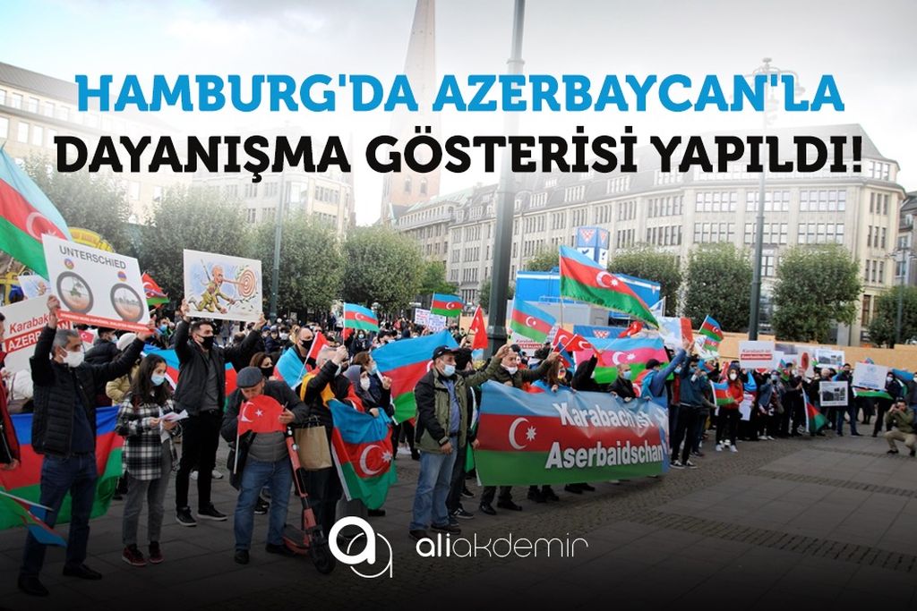 Hamburg’da Azerbaycan’la Dayanışma Mitingi Yapıldı!