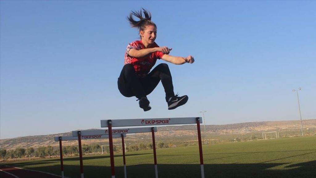 Kilis’li milli atlet Meryem Aygün’ün gözü Avrupa şampiyonluğunda