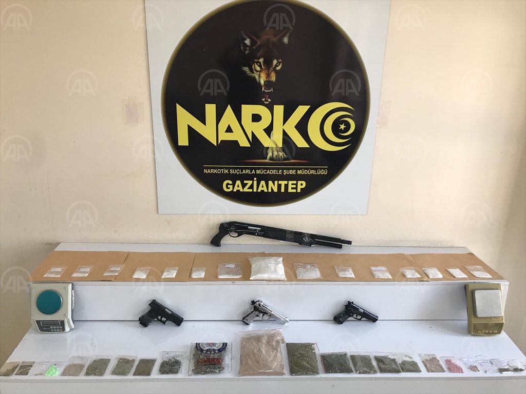 Gaziantep’te 24 saat süren “Narko-Şahin-27 operasyonu” tamamlandı
