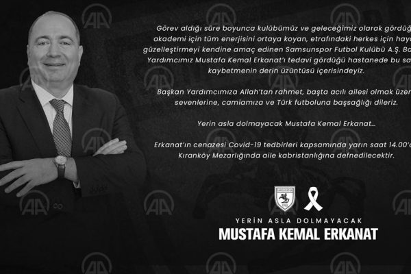 Yılport Samsunspor Kulübünden başsağlığı mesajı
