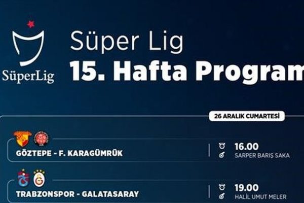 Futbol: Süper Lig’de görünüm