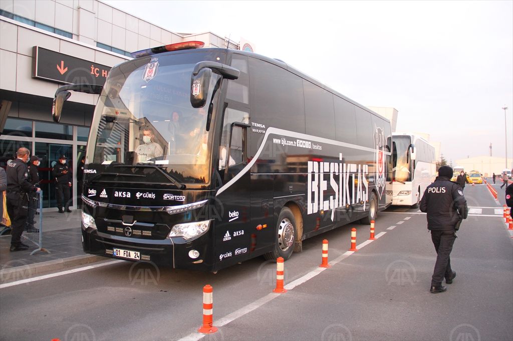 Beşiktaş kafilesi Kayseri’de