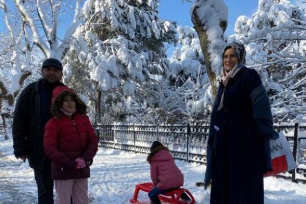 İstanbul’un yüksek kesimlerinde kar yağışı etkili oldu