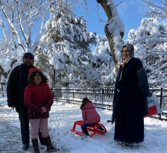İstanbul’un yüksek kesimlerinde kar yağışı etkili oldu