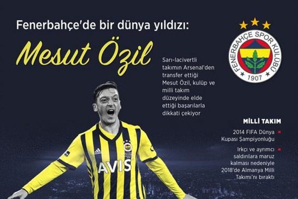 Fenerbahçe’de bir dünya yıldızı: Mesut Özil