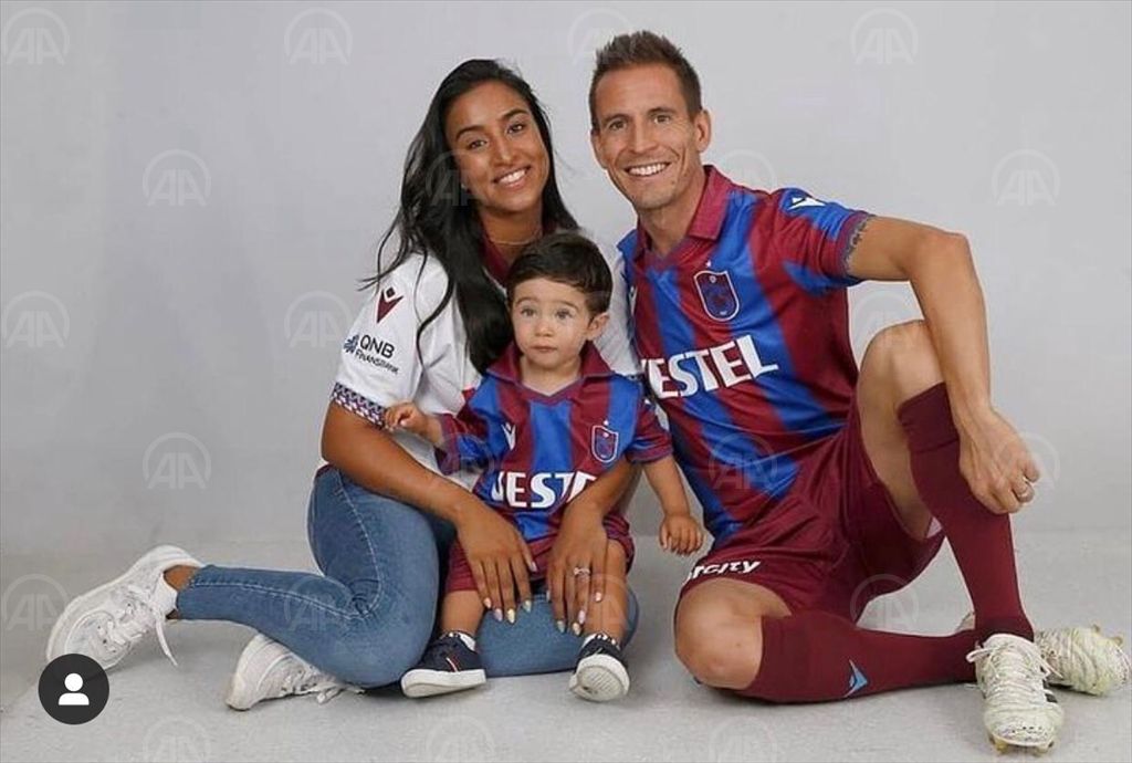 Trabzonspor ile yolları ayrılan Pereira ve eşi Natacha Esmail’den teşekkür mesajı