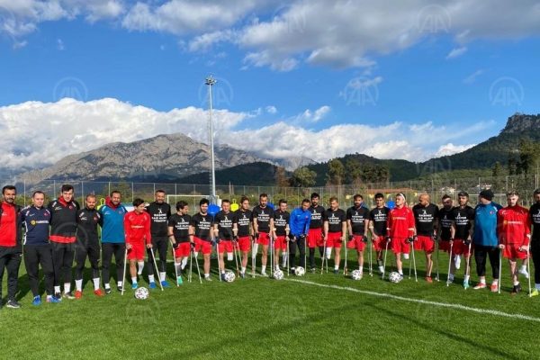 Ampute Milli Futbol Takımı, Avrupa Şampiyonası hazırlıklarına Antalya’da devam ediyor