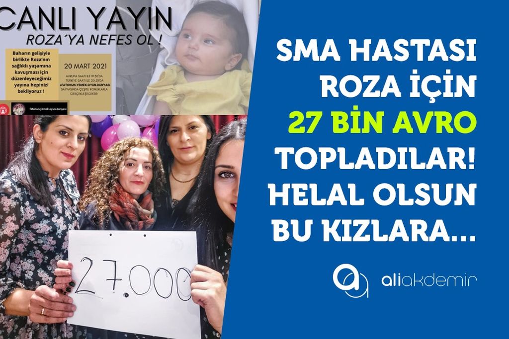 Roza’ya Nefes Oldular, Bu kez 27. Bin Avro Topladılar!