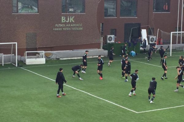 Serhat Saraç, Beşiktaş ile ilk antremanına çıktı