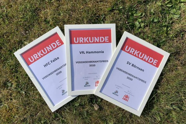 12. Vereins-Ehrenamtspreis – 15.000,- Euro für Vereine des HFV