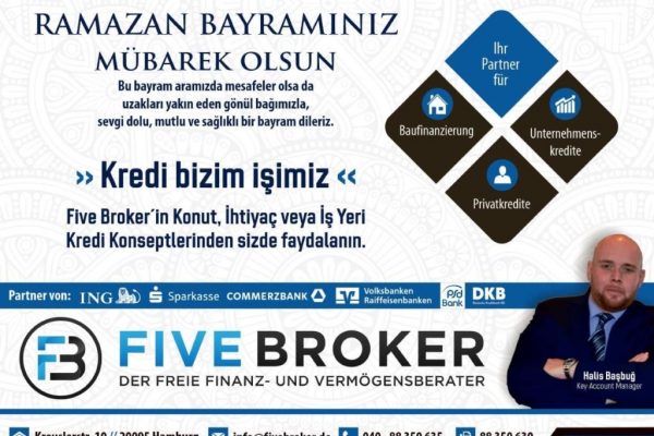 FIVE BROKER Halis Başbuğ, Ramazan Bayramı’nı kutladı
